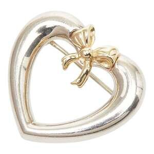 TIFFANY 18k Gold Heart Brooch